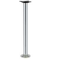 Hercules Floor-Fixing Bar Chrome Pedestal